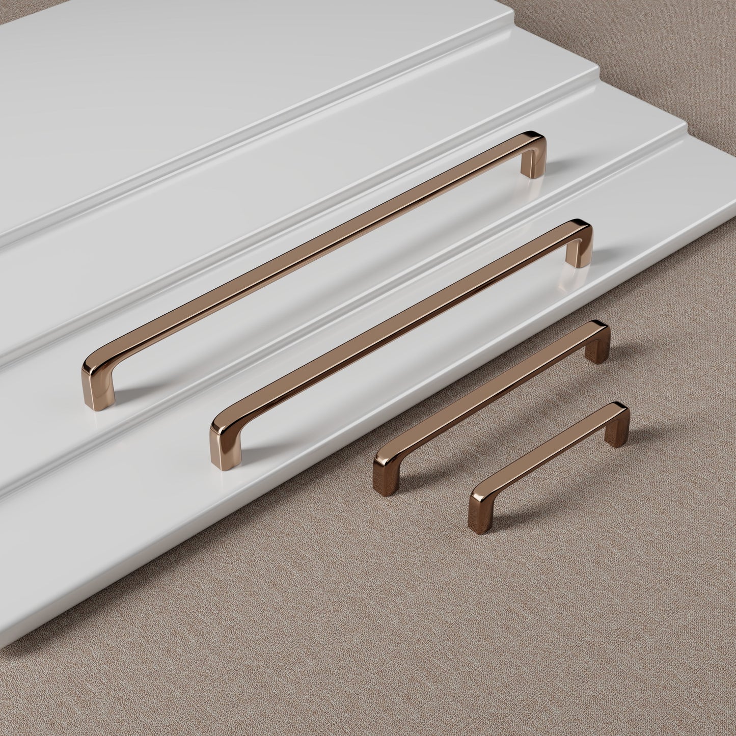 PVD Copper RoseGold Round Cabinet Hardware, Furniture Pulls for Doors, Cabinets, Cupboards & Drawers -1 Piece