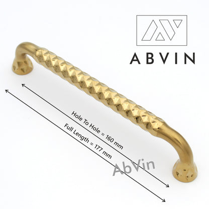 Modern Diamond Gold and Copper Handles Pulls Cabinet Drawer Dresser Furniture Knob Handle Pulls - 1 pcs