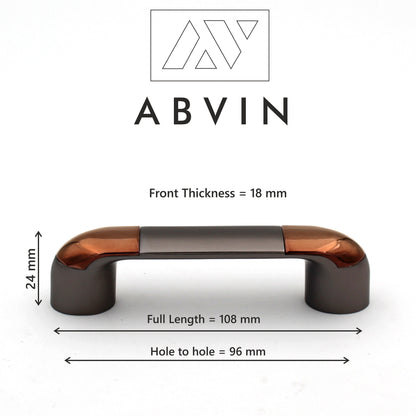 Modern Grey Copper Handles Pulls Cabinet Drawer Dresser Furniture Knob Handle Appliance Pulls - 1 pcs