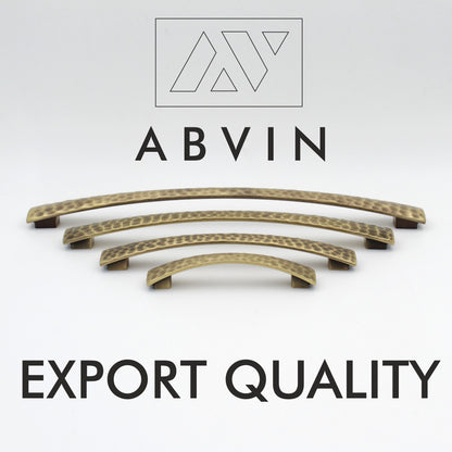 ABVIN PREMIUM Hammered Antique Giraffe skin look Modern Solid Long Pull Bar Handles For Doors Cabinets Cupboards Drawers