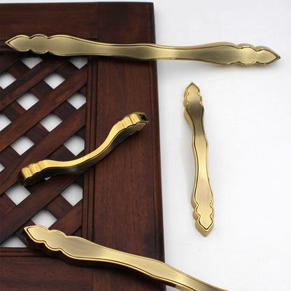 Luxury Modern Unique Antique Gold Handles Pulls Cabinet Drawer Dresser Furniture Knob Handle Appliance Pulls 1 piece