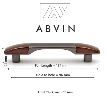 Grey Copper Handles Pulls Cabinet Drawer Dresser Furniture Knob Handle Appliance Pulls - 1 pcs