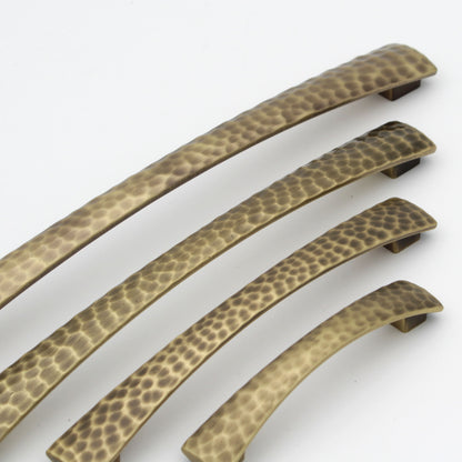 ABVIN PREMIUM Hammered Antique Giraffe skin look Modern Solid Long Pull Bar Handles For Doors Cabinets Cupboards Drawers