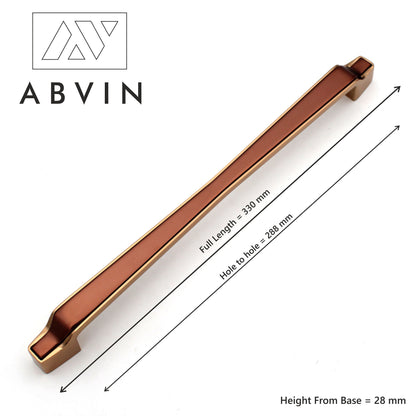 Modern Copper Gold Handles Pulls Cabinet Drawer Dresser Furniture Knob Handle Appliance Pulls - 1 pcs