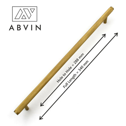 Modern Solid Brass Knurled Cabinet Bar Pull Handles Drawer Dresser Furniture Knob Handle Appliance Pulls Gold Kitchen cupboard - 1 pcs