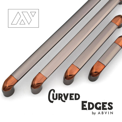 Modern Grey Copper Handles Pulls Cabinet Drawer Dresser Furniture Knob Handle Appliance Pulls - 1 pcs