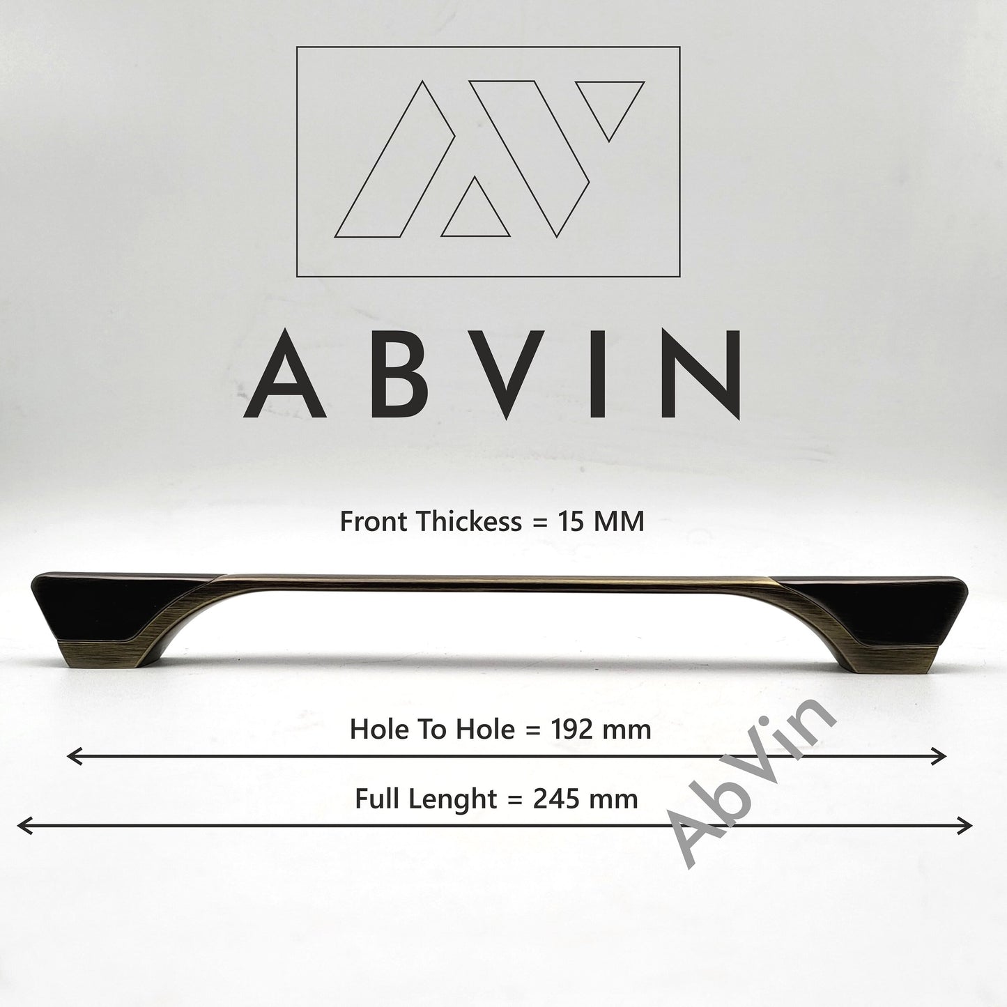 Modern Grey Antique Handles Pulls Cabinet Drawer Dresser Furniture Handle Pulls - 1 pcs