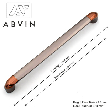 Modern Grey Copper Handles Pulls Cabinet Drawer Dresser Furniture Knob Handle Appliance Pulls - 1 pcs