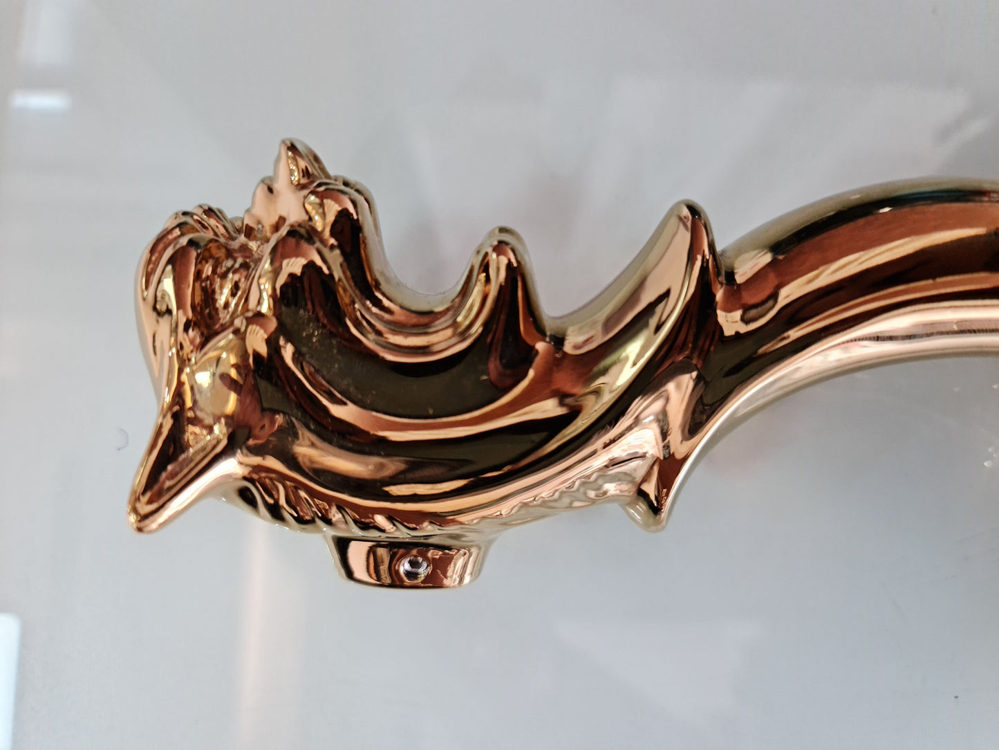 PVD Gold Beast Door Handle, Door Handles for Main Door, Handle Beast Head Design - 1 Pcs