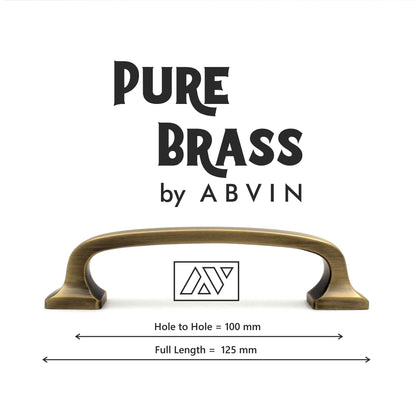 Antique Brass Cabinet Bar Pull Handles Drawer Dresser Furniture Knob Handle Appliance Pulls Gold Kitchen cupboard - 1 piece