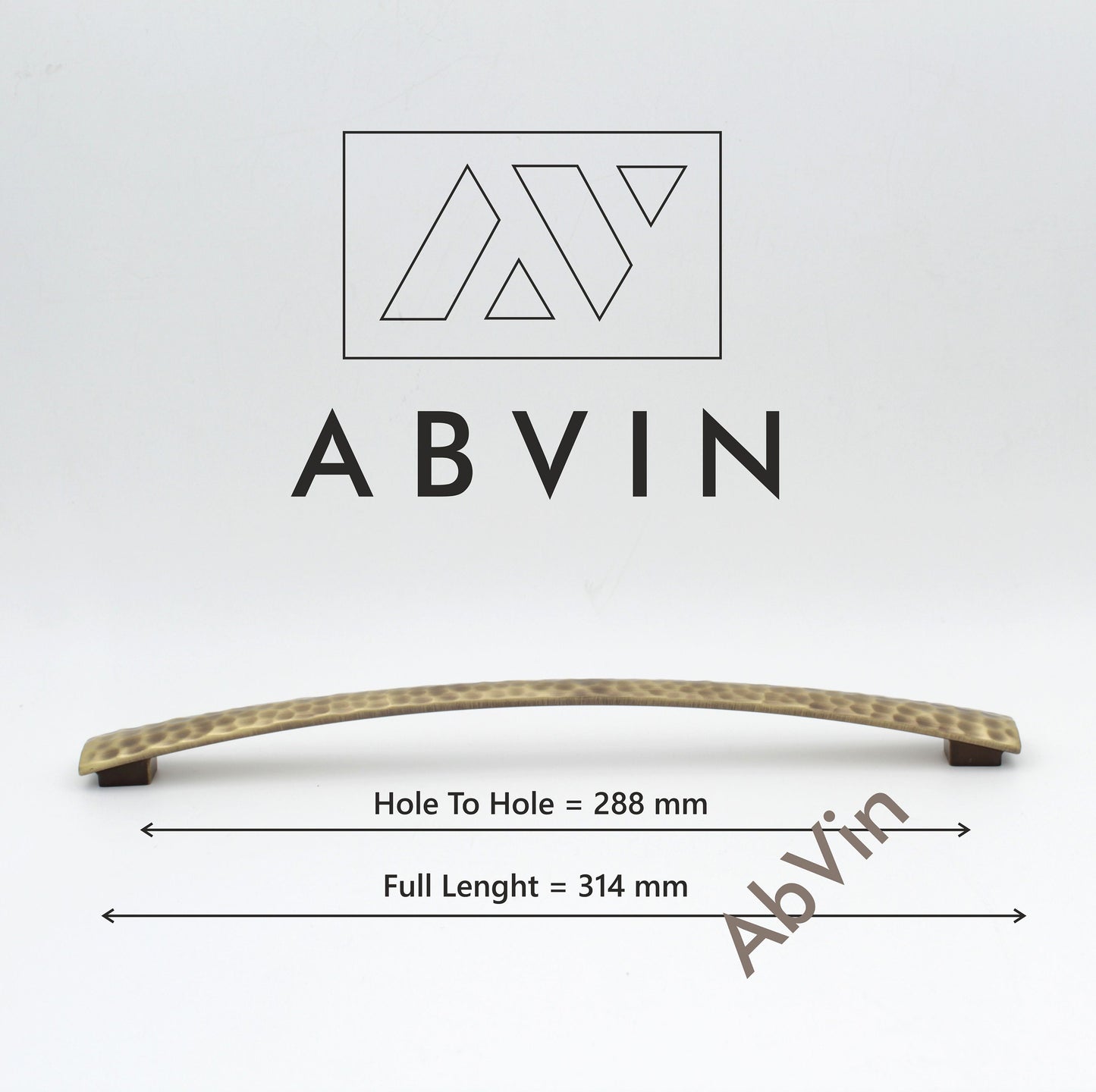 ABVIN PREMIUM Hammered Antique Giraffe skin look Modern Solid Long Pull Bar Handles For Doors Cabinets Cupboards Drawers
