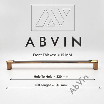 Modern Grey Gold Handles Pulls Cabinet Drawer Dresser Furniture Knob Handle Pulls Version 2 - 1 pcs