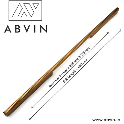 Modern Matt Gold Brush Handles Pulls Cabinet Drawer Dresser Furniture Knob Handle Appliance Pulls - 1 pcs