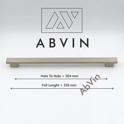 ABVIN PREMIUM Matt SS Modern Solid Long Pull Bar Handles For Doors Cabinets Cupboards Drawers