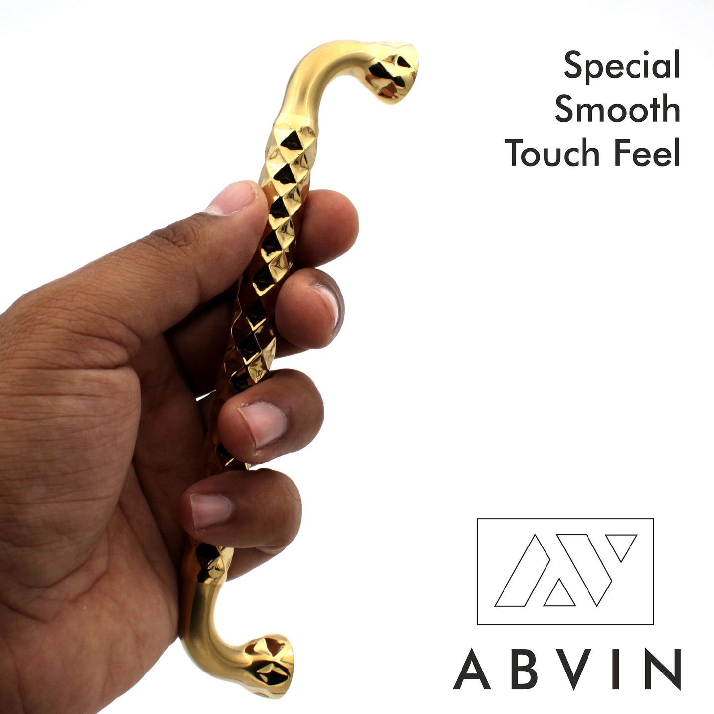 Modern Diamond Gold and Copper Handles Pulls Cabinet Drawer Dresser Furniture Knob Handle Pulls - 1 pcs