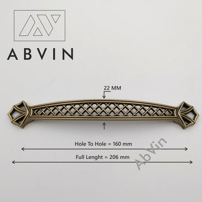 Jali Antique Handles Pulls Cabinet Drawer Dresser Furniture Knob Handle Pulls - 1 pcs