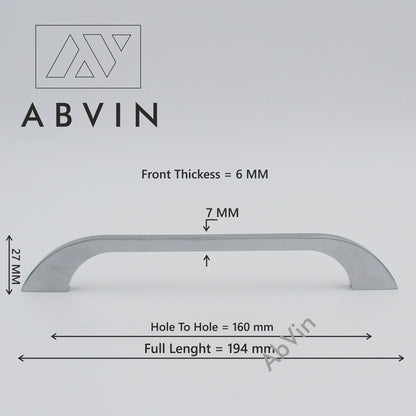 Slim Bright Chrome Door Pulls Handles Drawer pulls knob handle Dresser handle Cabinet Pulls Knobs Wardrobe handles