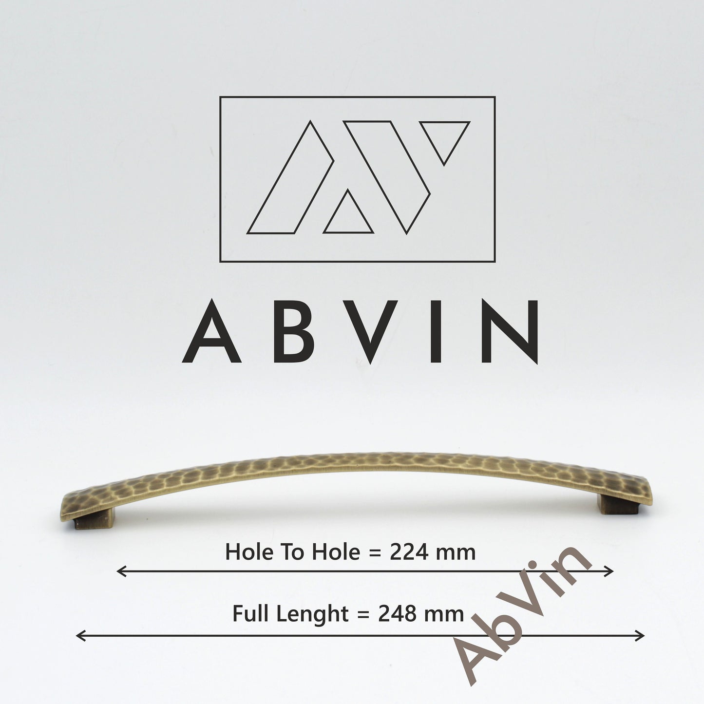 ABVIN PREMIUM Hammered Antique Giraffe skin look Modern Solid Long Pull Bar Handles For Doors Cabinets Cupboards Drawers