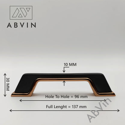 Modern Grey Gold Handles Pulls Cabinet Drawer Dresser Furniture Knob Handle Appliance Pulls - 1 pcs