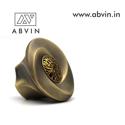 Premium Round Antique Gold knob Drawer Pulls Handles Dresser Cabinet  Kitchen Knobs - 1 piece