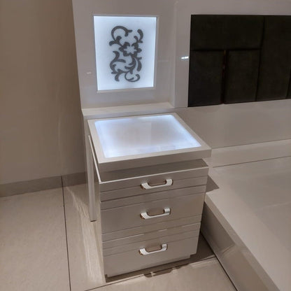 Modern White Gold Handles Pulls Cabinet Drawer Dresser Furniture Knob Handle Pulls - 1 pcs