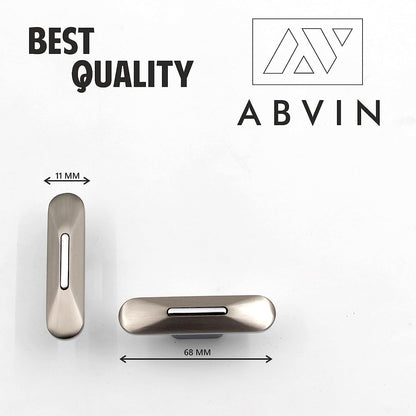 ABVIN Premium Chrome Satin Handles, Modern Gold Cabinet Hardware, Furniture Pulls for Doors Cabinets Cupboards Drawers (1 pcs) (T Knob)