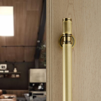 Brass Antique Door Handle, Door Handles for Main Door, Handle Head Design - 1 Pcs