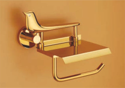 Sparrow Pure Brass PVD GOLD Bathroom Accessories Soap dishes, toilet paper holder, towels holder, hooks , Soap Dispenser