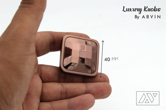 Premium Copper Square knob Drawer Knobs Pulls Handles Dresser Knob Cabinet Knobs Kitchen Knobs