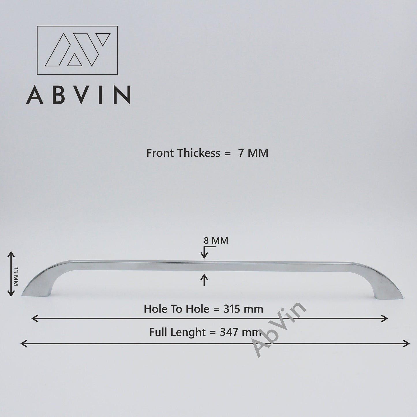 Slim Bright Chrome Door Pulls Handles Drawer pulls knob handle Dresser handle Cabinet Pulls Knobs Wardrobe handles