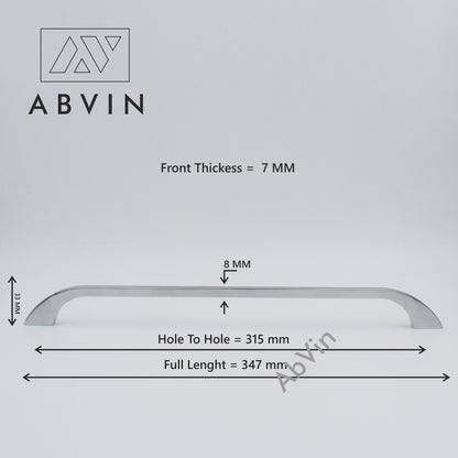 Slim Bright Chrome Door Pulls Handles Drawer pulls knob handle Dresser handle Cabinet Pulls Knobs Wardrobe handles