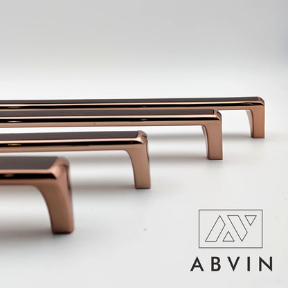 Modern Textured Copper Handles Pulls Cabinet Drawer Dresser Furniture Knob Handle Pulls - 1 pcs ( Not Black)