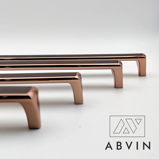 Modern Textured Copper Handles Pulls Cabinet Drawer Dresser Furniture Knob Handle Pulls - 1 pcs ( Not Black)