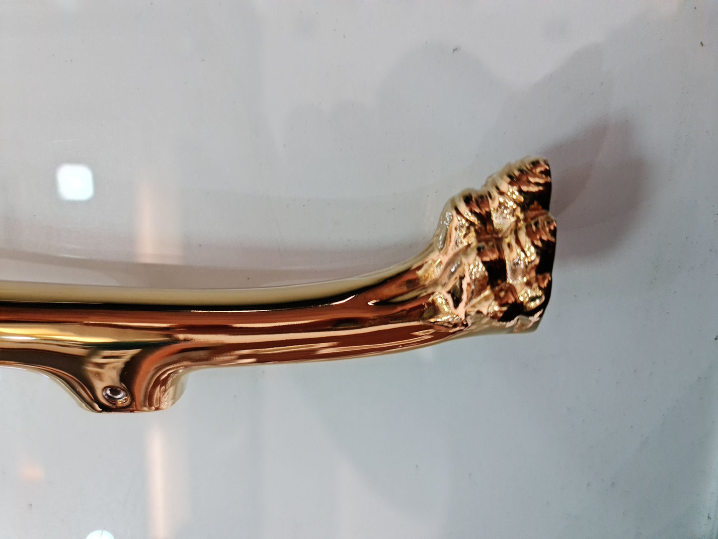 PVD Gold Beast Door Handle, Door Handles for Main Door, Handle Beast Head Design - 1 Pcs