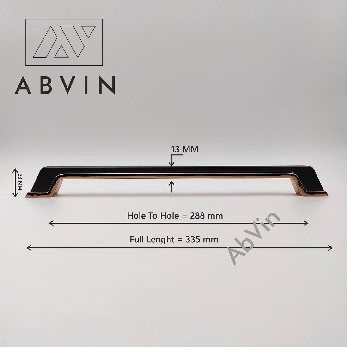 Modern Grey Gold Handles Pulls Cabinet Drawer Dresser Furniture Knob Handle Appliance Pulls - 1 pcs