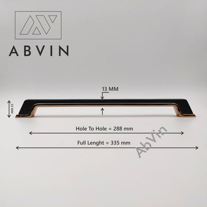 Modern Grey Gold Handles Pulls Cabinet Drawer Dresser Furniture Knob Handle Appliance Pulls - 1 pcs