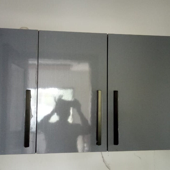 Cabinet Pull Bar Handles Premium Black Matt Modern Solid Long  For Doors Cabinets Cupboards Drawers Profile Type