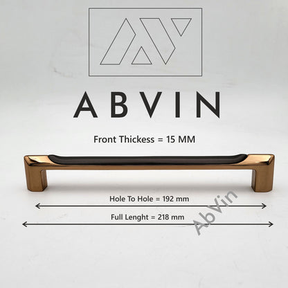 Modern Grey Gold Handles Pulls Cabinet Drawer Dresser Furniture Knob Handle Pulls Version 2 - 1 pcs