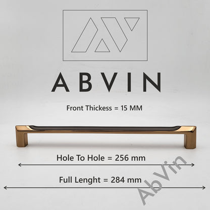 Modern Grey Gold Handles Pulls Cabinet Drawer Dresser Furniture Knob Handle Pulls Version 2 - 1 pcs