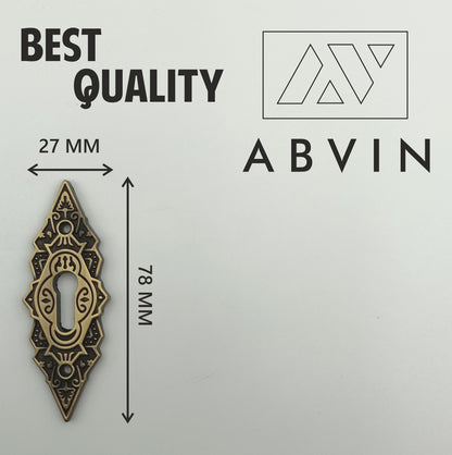 Vintage Antique Key Hole Cover , key mouth