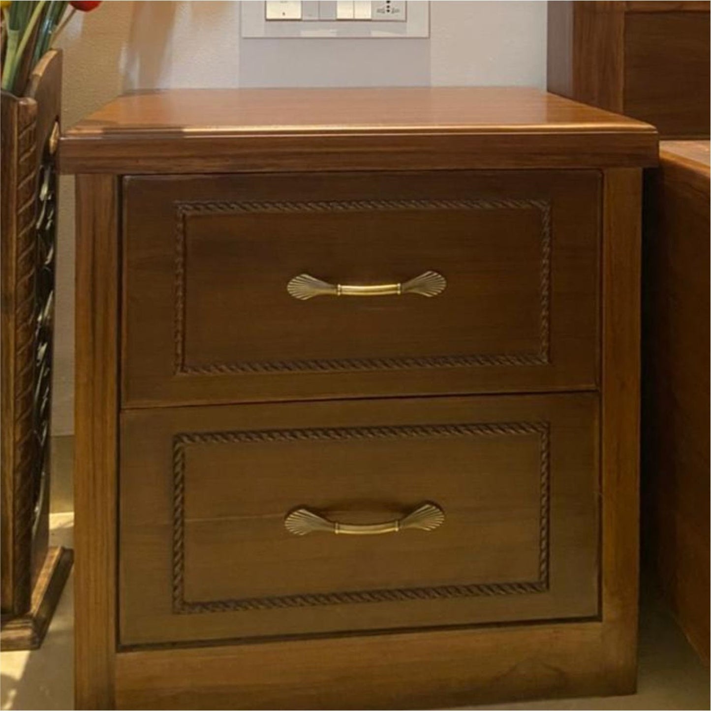 Antique Handles Pulls Cabinet Drawer Dresser Furniture Knob Handle Pulls Matt Dark Gold  - 1 pcs