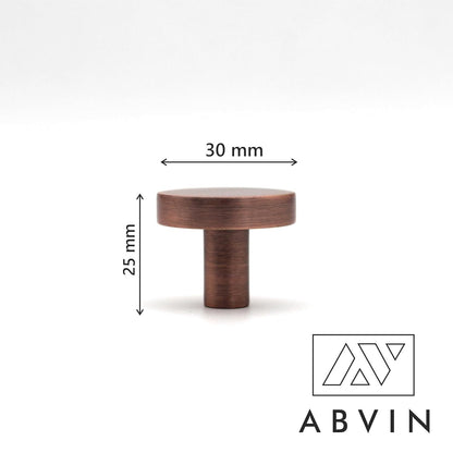 Premium Matt Copper Thin Matt Solid Brass Bar Handles, Modern Cabinet Hardware, Furniture Pulls for Doors, Cabinets, Cupboards Drawers