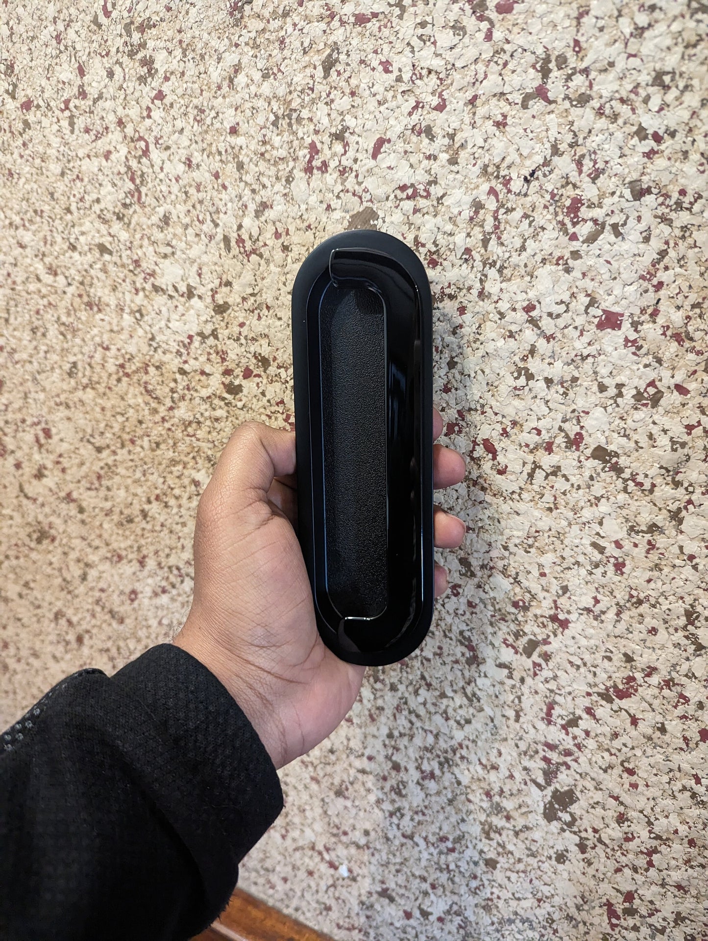 Embedded ABVIN Sliding door Concealed And Drawer handles Flush Pull in Black finish Cabinet Dresser Slider Handle And Drawer pulls - 1 pcs