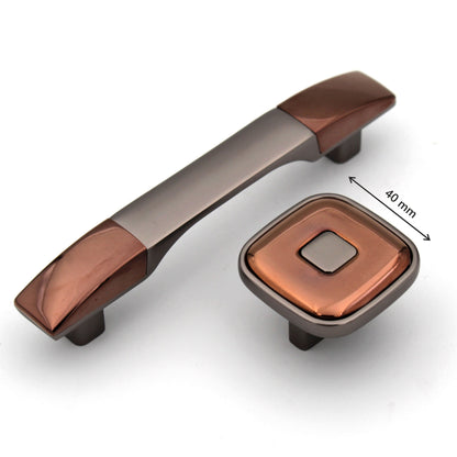 Grey Copper Handles Pulls Cabinet Drawer Dresser Furniture Knob Handle Appliance Pulls - 1 pcs