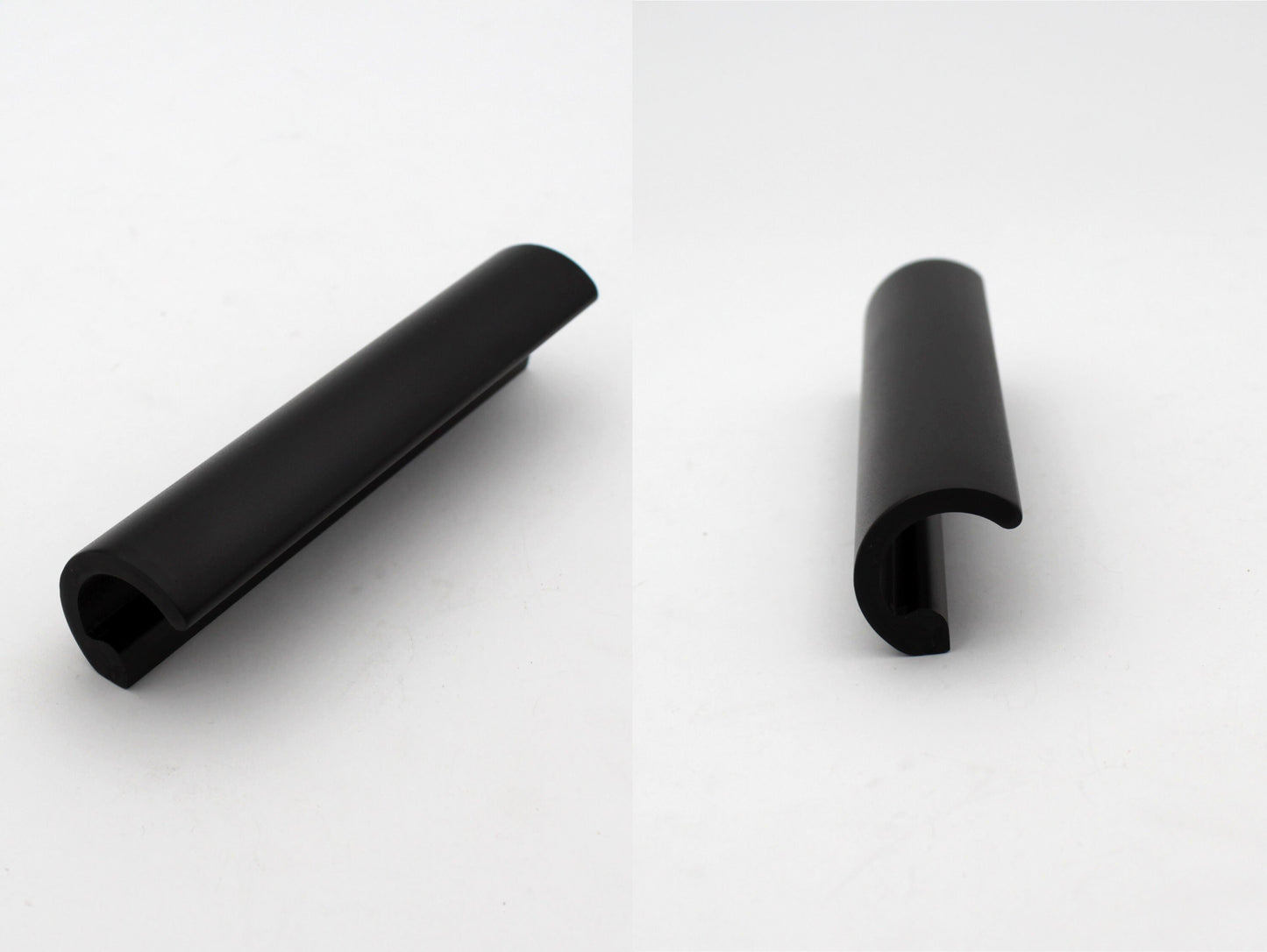 Kitchen Handles Premium Black Matt Modern Solid Long  For Doors Cabinets Cupboards Drawers Profile Type