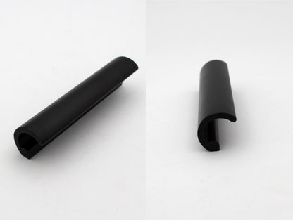 Kitchen Handles Premium Black Matt Modern Solid Long  For Doors Cabinets Cupboards Drawers Profile Type