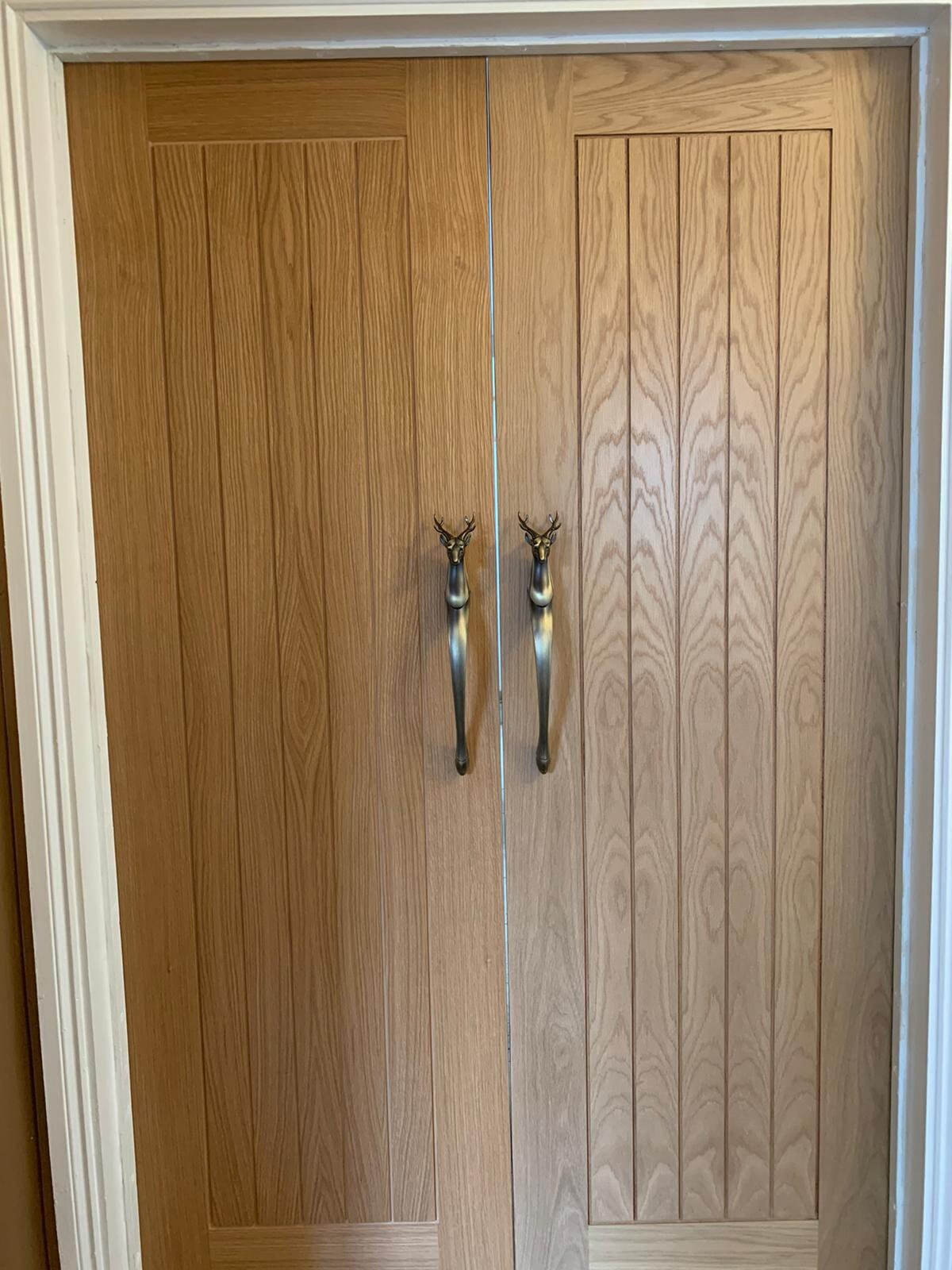 Antique Deer Door Handle, Door Handles for Main Door, Handle Deer Head Design - 1 Pcs