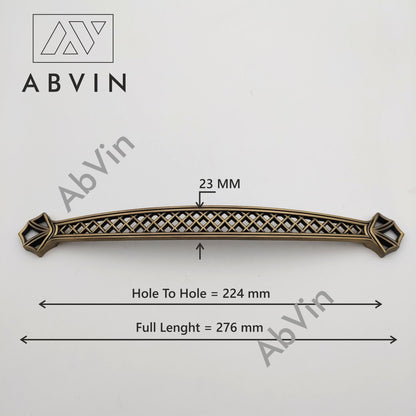 Jali Antique Handles Pulls Cabinet Drawer Dresser Furniture Knob Handle Pulls - 1 pcs