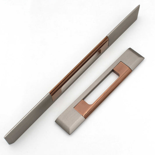 Modern Brush Silver Copper Cabinet Pull: ABVIN Furniture Handle