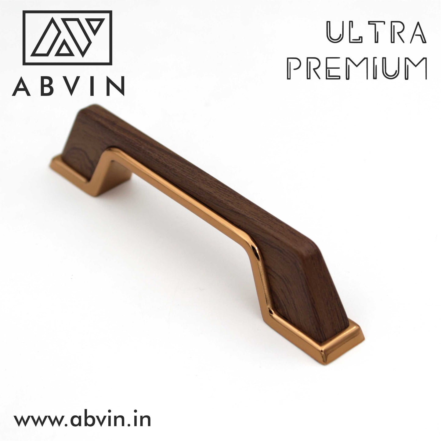 Modern Wood Copper Handles Pulls Cabinet Drawer Dresser Furniture Knob Handle Appliance Pulls - 1 piece